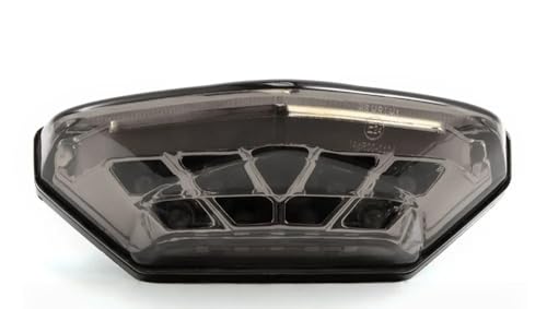 Petit feu arrière de moto compact avec stop haute visibilité