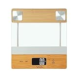 Taylor Precision Products 39099 Digital Glass/Bamboo Household Kitchen Scale, 11 Pound Capacity, Natural