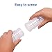 7 Day Pill Organizer Case Stackable Weekly Supplements Vitamins Pills Holder Dispenser Extra Clear Transparent with Label and One More Lids- Large