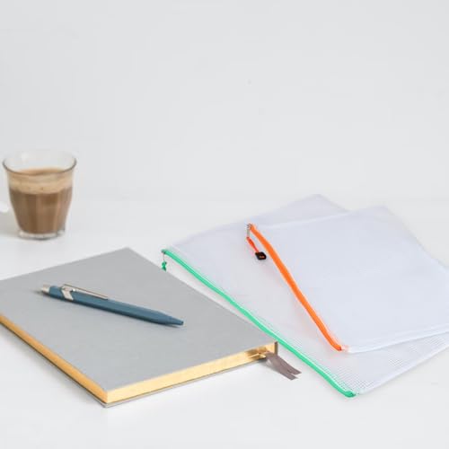 Pochettes plastique étanches A4 et A3 à fermeture éclair pour trier et protéger - 5