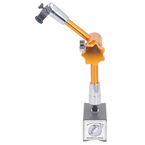 Magnetic Dial Indicator Holder Stand, 220.5 lb Suction, 3.03 x 1.97 inch Base, Industrial Calibration Tool