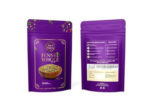Image of Forest Flavours Fennel Seeds (Saunf) Whole | Premium Organic Saunf with Fresh Aroma & Rich Flavor | Natural Fennel for Cooking, Mukhwas, Tea, Pickles & Digestion (500 g)