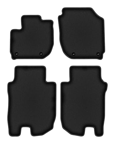 Tapis de Sol en Caoutchouc pour Honda HRV III : Lot de 4 sur mesure noir