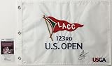 Brian Harman 123rd LACC US Open Signed Pin Flag - JSA #AZ58896 - Autographed Pin Flags