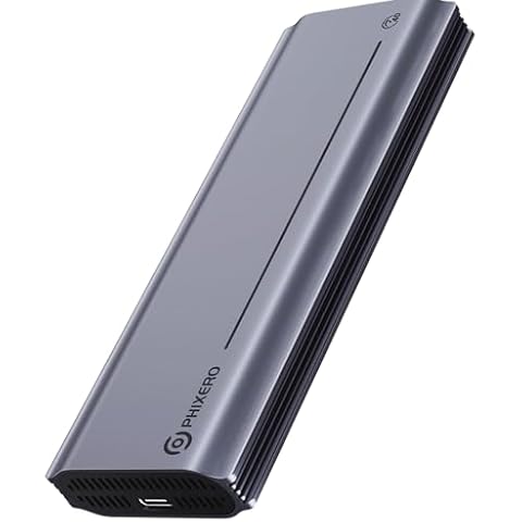 PHIXERO 40Gbps M.2 NVMe SSD Enclosure Cover