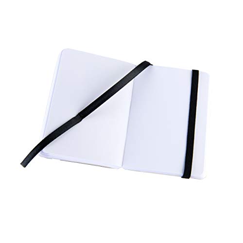 Pentalic 3" X 4" Pocket Sketchbook Traveler Journal, 160 Pages, Black #TOP1