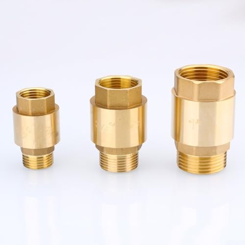 Clapet anti-retour en laiton pour la prévention du refoulement Filetage femelle et mâle pour systèmes de carburant, air, huile et gaz Pression maximale nominale 1 5 MPA (3/4)