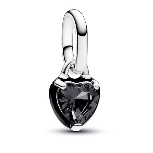 Pandora ME 793042C01 mini ciondolo a cuore nero