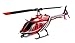 Amewi Bell 206 Jet Ranger CP Elicottero 6 Canali 6G RTF telecomandato Heli Scale, Rosso Nero 1:33 immagine