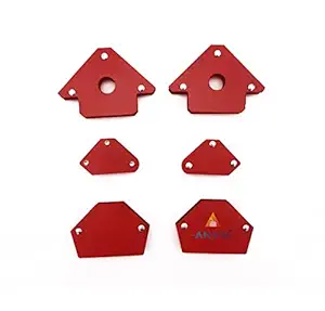 ANYM 6 Pcs Magnetic Welding Holder Clamps Set For Holding Metal Surface And Multi-Positions Angles