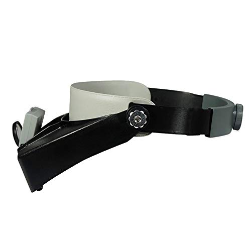 Identificação e reparo de joias Lupa multifuncional montada na cabeça com fonte de luz