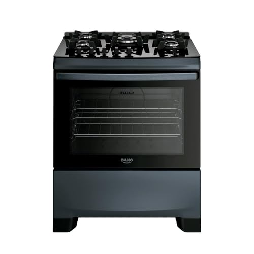 Fogão Supreme Timer Glass 5Q Titanium