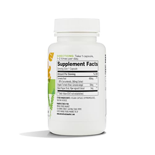 365 By Whole Foods Market, Turmeric, 60 Count - image 3