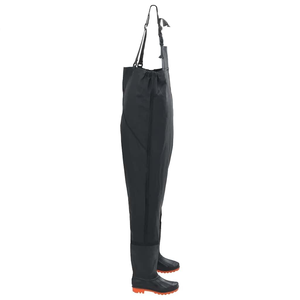 Wodery z kozakami z poliestru powlekanego PCW, rozmiar 38, wodoodporne 0, regulowane ramiączka, kamuflaż, unisex, do wędkowania, polowania, rolnictwa i ochrony na świeżym powietrzu