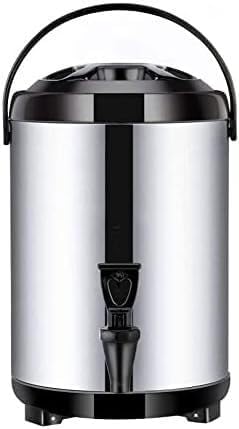 Stainless Milk Bucket Stainless Steel Insulated Milk Tea Bucket Insulated Barrel for The Cafe Shop for Guests to Drink Commercial Insulation Tea Bucket