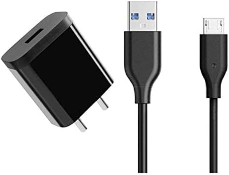 Fast Quick Charger For LG Prada 3.0 Charger Original Mobile Charger Wall Charger, Android Smartphone Charger Certified Heavey Duty Charger Hi Speed Fast Charging Travel Charger With 1.2 Meter Micro USB Charging Data CableN Z4: (2.4 Ampere , Black)
