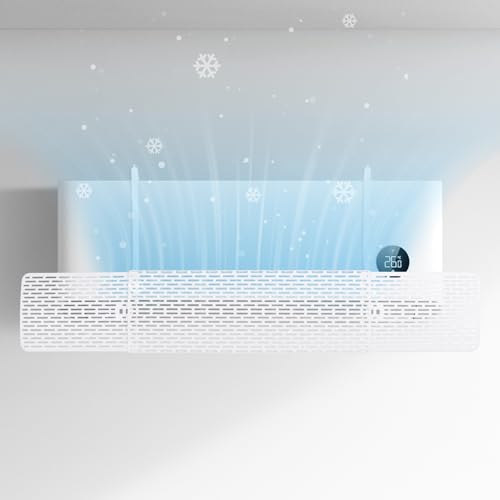 Yixintech エアコン風よけ 壁掛け式 エアコン風除け 直撃風防止 穴あけ不要 風向きと角度調整板 エアコ ン吹き出し口カバー 結露対策 クーラーの風除け エ アコン用カバ ー 可変式風よけ板 エ アコン風よけカバー 伸縮自在 エア コン風除けカバー