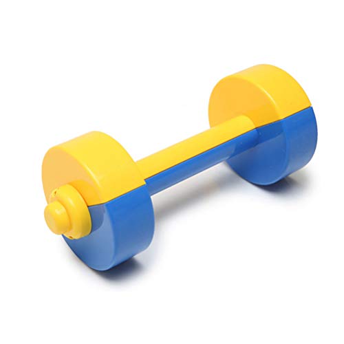Vosarea 1 Pair Kids Dumbbells Fitness Sport Toy Plastic Dumbbells Hand Weights For Children Kindergarten Sports Equipment Supplies (Random Color) #TOP1