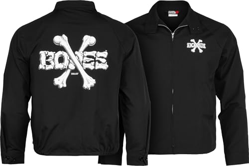 Powell Peralta Cross Bones veste noire L idéale contre le vent en session de skate