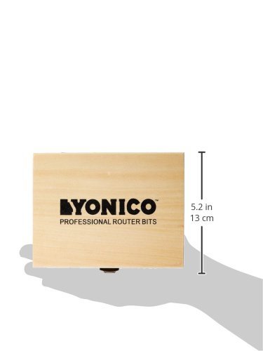 Yonico Handrail Molding Router Bits Set Lrg Thumbnail & Beaded 1/2-Inch Shank 18223 #TOP2