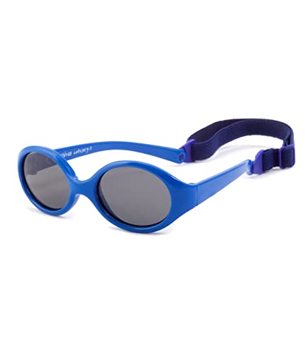 KIDDUS Polarized Baby Sunglasses for Newborn. UV400 Protection UV. BPA Free. Elastic & Removable Band. Designed in Barcelona