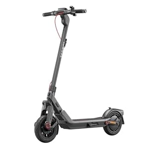 Segway-Ninebot E3 Pro D E-Scooter für Pendler mit Straßenzulassung, 55km Reichweite (47km bei 20km/h) faltbar & leicht (17, kg), Federung vorne & hinten, 10-Zoll Reifen, IPX5