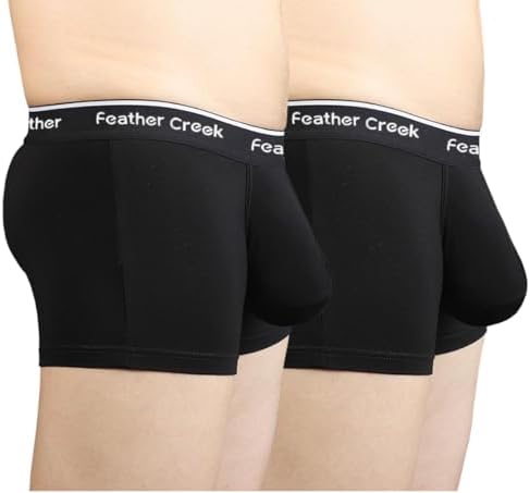Mens Pouch Trunks Separate Big Enhance Underwear Briefs Comfy Mid-Rise Pouch Bikini Brief Boxer Briefs