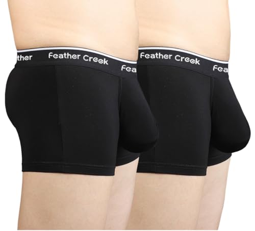 Mens Pouch Trunks Separate Big Enhance Underwear Briefs Comfy Mid-Rise Pouch Bikini Brief Boxer Briefs