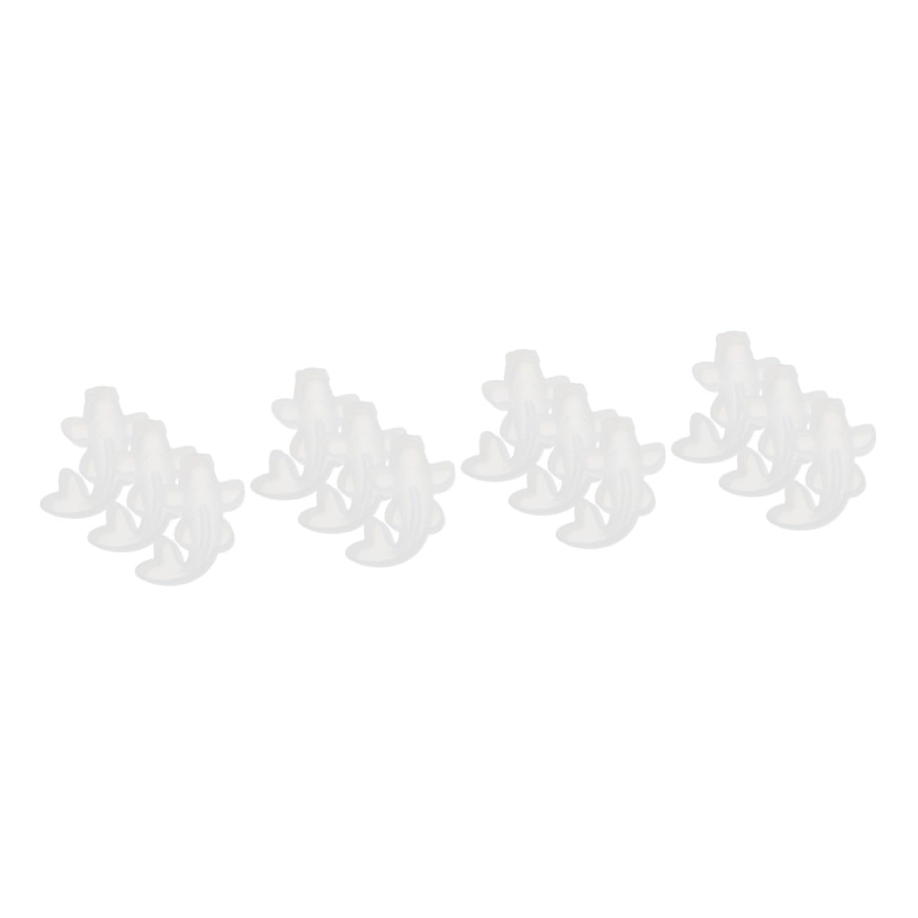 TEHAUX 12pièces Moule à Carpe Silicone Lot pour DIY Outil De Cuisson Et Décoration De Gâteaux avec Facilité De Démoulage Et Surface Antiadhésive
