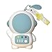 Dimweca Ręczny wentylator | Wentylator ręczny bez łopatek - Wentylator USB do ponownego ładowania Astronauty wentylator w kształcie astronauty z breloczkiem do kluczy, przenośny wentylator do podróży