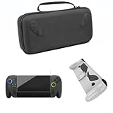 Schutz-Set für Spielkonsole, inklusive Displayschutzfolie aus gehärtetem Glas und Reise-Aufbewahrungstasche für ROG für Xbox Ally-X Handkonsole (weiß)