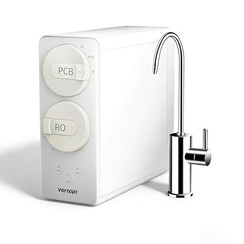 Image of Vortopt 800 GPD Tankless RO System:7-Stage Under Sink Filter,Reduces PFAS/TDS,Smart Faucet,DR4.