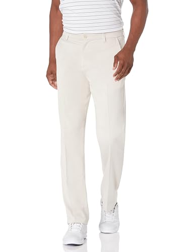 Amazon Essentials Men's Classic-Fit All-Day Stretch Golf Trouser, Stone, 33W / 28L
