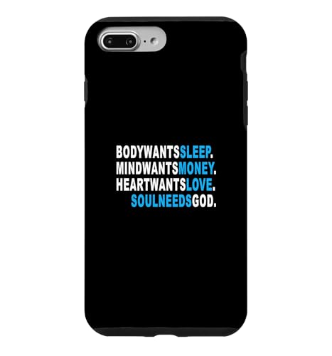 Blue Color Soul Needs God �u���[�O���t�B�b�N �X�}�z�P�[�X iPhone 7 Plus/8 Plus �p
