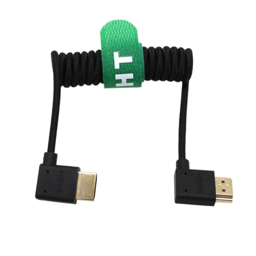 HangTon HDMI 4K 120p 8K Cable for Atomos Ninja V Portkeys FEELWORLD Monitor Sony A7Siii A7RV A7IV FX30 Canon C300 C500 Lumix S5II Nikon Camera Right Type A HDMI 2.1 - Image 2