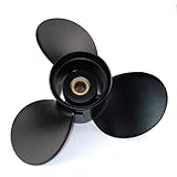 CAPTAIN Boat Propeller fit Johnson Evinrude 40-140 HP Engines, 13 Spline Tooth Outboard Prop, RH, Aluminum, OEM Propellers for 50 55 60 E-TEC 65 70 75 85 88 90 100 110 112 115 135 HP (13 1/2X15)