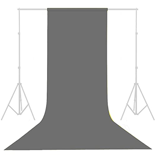 Yizhily 1.35m x 5m Arctic White Photography Photo Backdrop Background Paper (Thunder Grey)