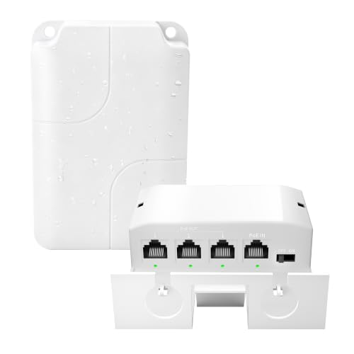 4 Port Outdoor PoE Extender with VLAN Function