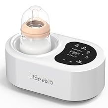 Bottle Warmer Upgraded 7-in-1 Water-Free Bottle Warmer for Breastmilk or Formula Baby Bottle Warmer Milk Warmer with Accurate Precise Temperature Control, LED Display and Timer