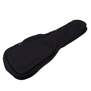 Generic Housse pour ukulélé ténor de 66 à 68 cm, étanche, avec bandoulière réglable, poignée, rembourrage épais - Les Beatles, Paul McCartney, John Lennon, RIngo Starr, George Harrison