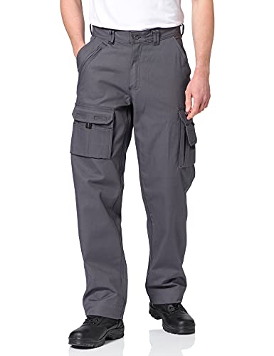 DASSY® Kingston Canvas Arbeitshose - Größe 56 - ZEMENTGRAU
