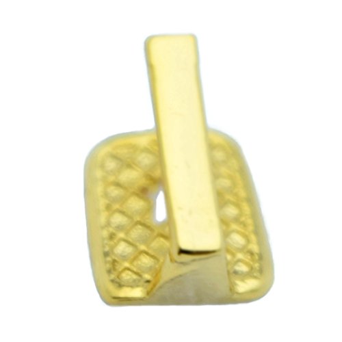 Gap Grillz 14k Gold Plated Single Plain Tooth Top or Bottom Teeth Single Hip Hop Grills