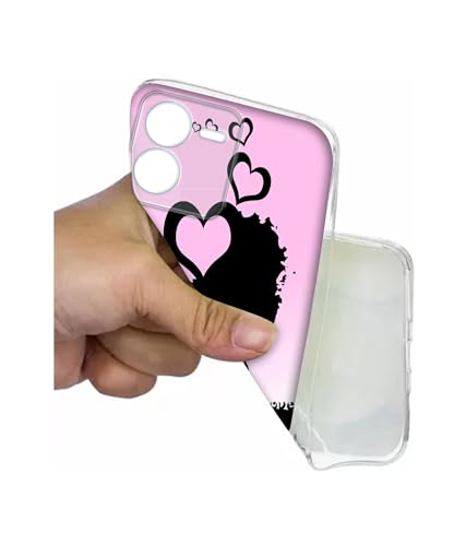 Image of Sweet Love Design Printed Silicon Soft TPU Back Case Cover for iQOO Z9 5G, Multicolour