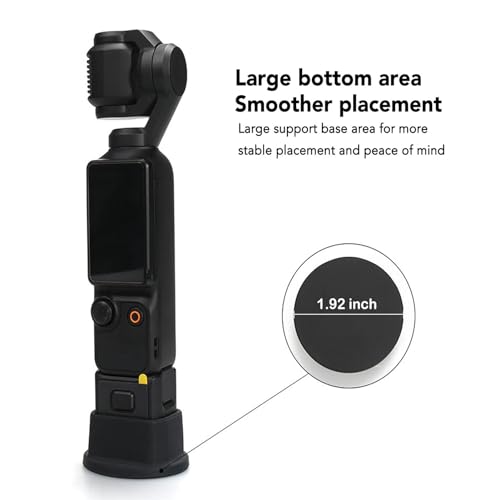 Camera Base for OSMO Pocket 3, Non Slip Silicone Stabilizer Base Camera Desktop Stand Base for OSMO Pocket 3 - Image 2