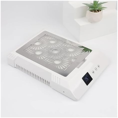 85W Nail Dust Collector for Salon & Home, Professional Brushless Vacuum Cleaner, Removable Filter Manicure Machine - Efficient & Quiet, Perfect for Nail Art & Acrylics - White