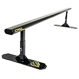 IMPERIAL&CO Oval Series Skate Grind Rail and Wax for Skateboard Ramp Setup on Driveway Skatepark for