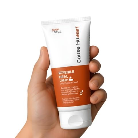 Cause Human Penile Heal Cream - Foreskin Conditioning Cream - Advanced Rich Emolient for Tight
