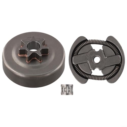 Kit de tambor de embrague de piñón, kit de tambor de embrague de motosierra de metal .325 7T para motosierras Poulan/Craftsman (PP5020AV / PP4818A / 358350981)   Conjunto de embrague de piñón con