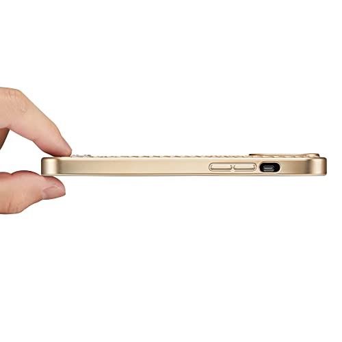 Étui en cuir iPhone 14 13 12 Pro Max contre les rayures avec boutons ajustés - 5