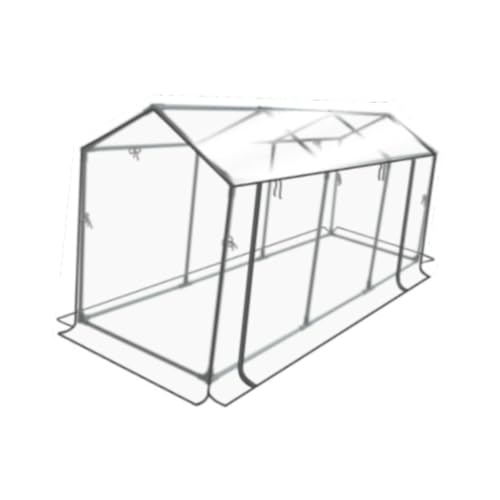 Image of Mini Greenhouse Easy Assembly Clear Tent for Backyard Outdoor Indoor Flowers 180cmx60cmx78cm